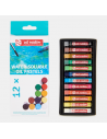 Pastel al agua en barra 12 colores- Art Creation