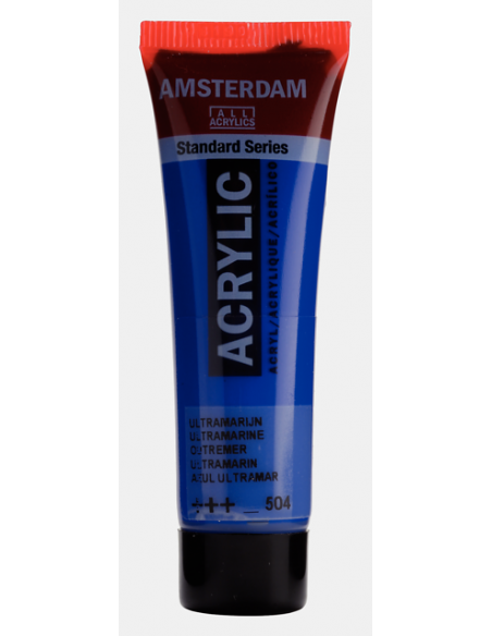 Tubo Acrílico Azul Ultramar 504 20 ml- Amsterdam