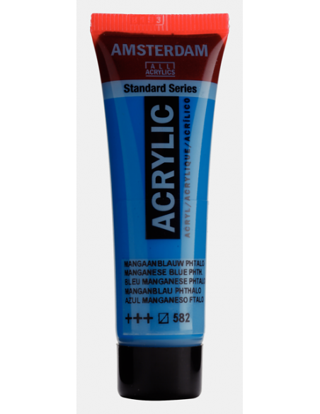 Tubo Acrílico Azul Manganeso Ftalo 582 20 ml- Amsterdam