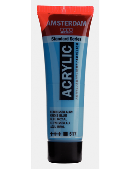Tubo Acrílico Azul Real 517 20 ml- Amsterdam