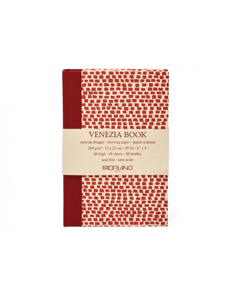 Bloc dibujo- Mix Media Venezia Book A5 (15x23 cm)- Fabriano