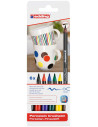 Rotuladores porcelana en set 6 colores primario+ REGALO- Edding