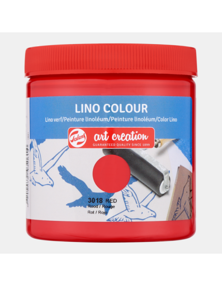 Pintura linóleo color rojo 250 ml- Art Creation