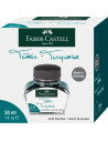 Tinta para plumas y caligrafía color turquesa 30 ml- Faber Castell
