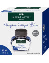 Tinta para plumas y caligrafía color azul 30 ml- Faber Castel