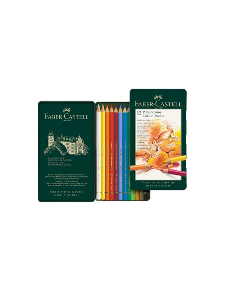 Caja 12 lápices color Polychromos - Faber Castell- Lloc d'Art