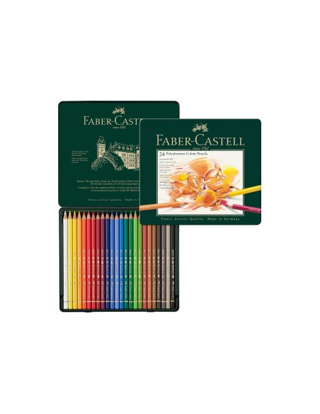Caja 24 lápices color Polychromos - Faber Castell