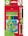 Línea roja 12+3 lápices color- Faber Castell
