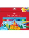 Rotuladores 50 colores- Línea roja- Faber Castell