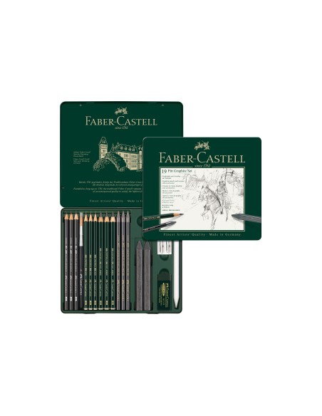 Set de grafito 19 piezas- Faber Castell